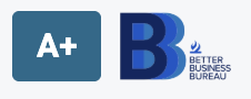BBB Accredited Business with an A+ rating